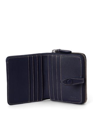 Polo Bear Leather Compact Wallet