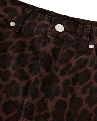 Barrel Jeans in Leopard Print