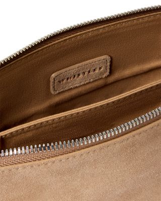 Elita Suede Pouch Clutch