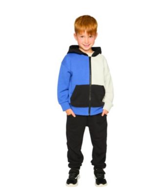 Boys' French Terry Sweatpants with Cross Seams - Little Kid