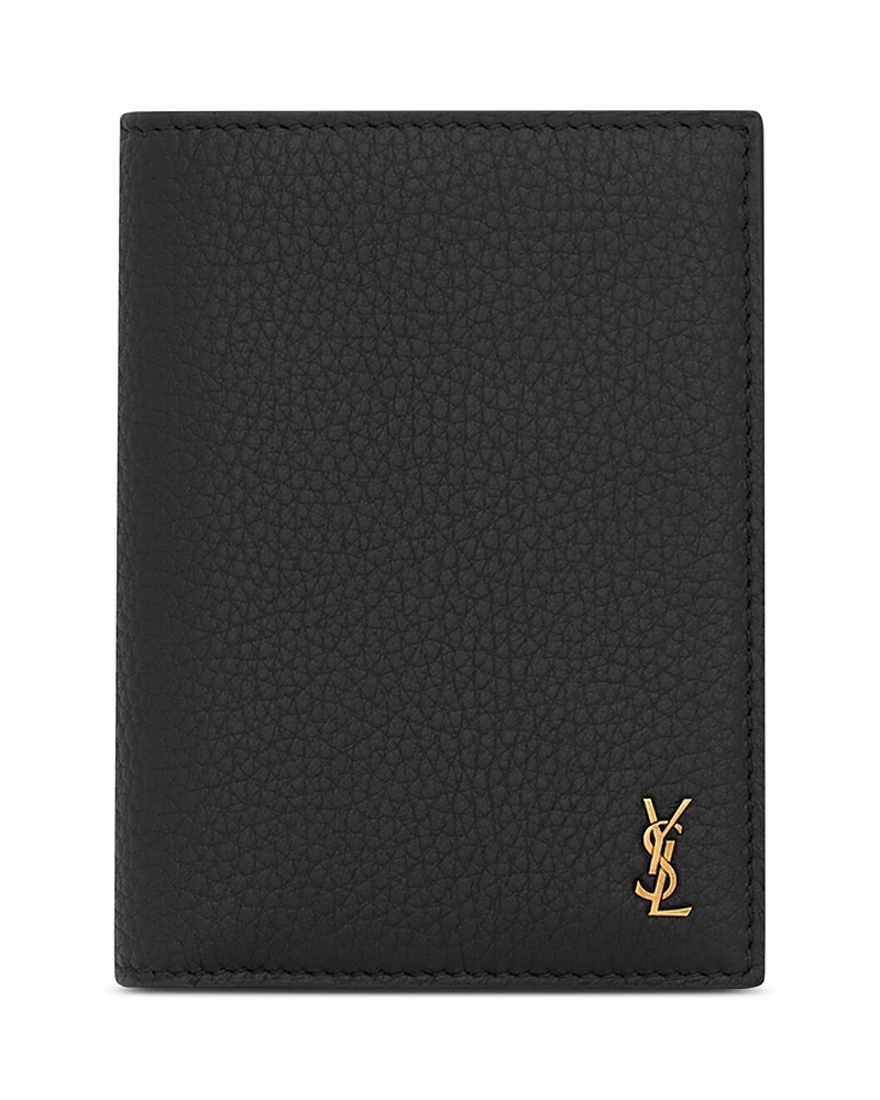 Saint Laurent Tiny Cassandre Credit Card Wallet