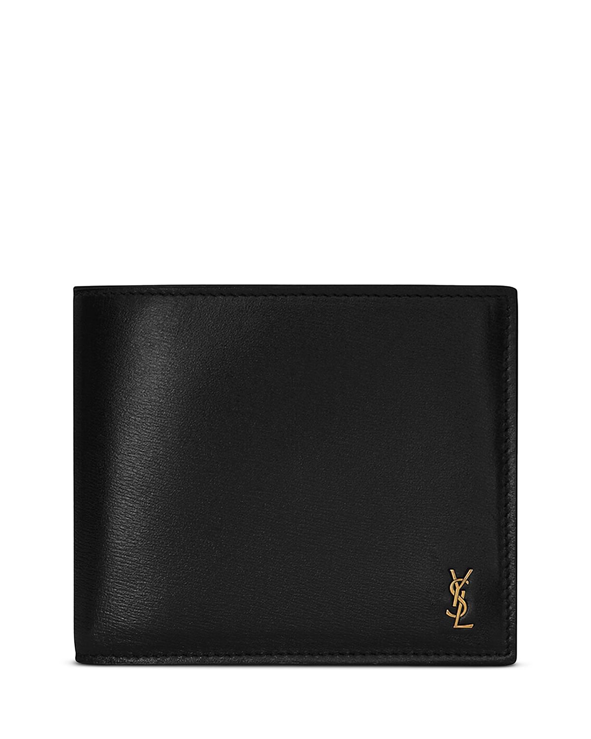 Saint Laurent Tiny Cassandre East/West Wallet with Coin Purse