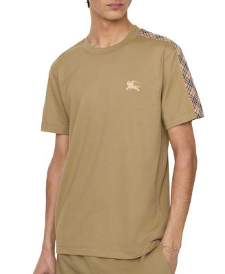  Check Trim Cotton T-shirt