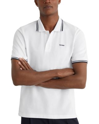Short Sleeve Pique Logo Polo Shirt