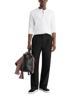 Long Sleeve Cotton Henley