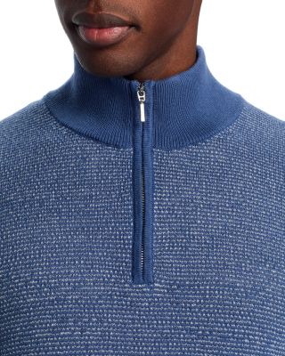 Quarter Zip Mock Neck Sweater