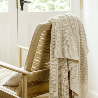 Oslo Chunky Knit Cotton Throw