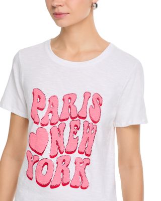 Retro Paris Heart New York Tee