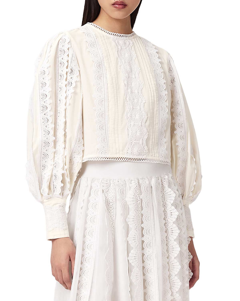 Allsaints Hart Embroidered Top
