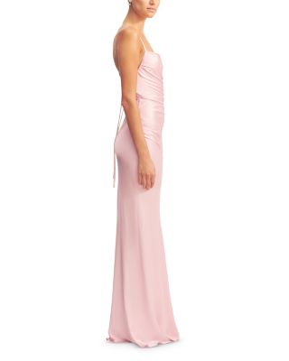 La Lune Lace Up Back Maxi Dress