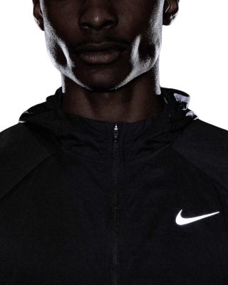 Reflective Hooded Logo Jacket