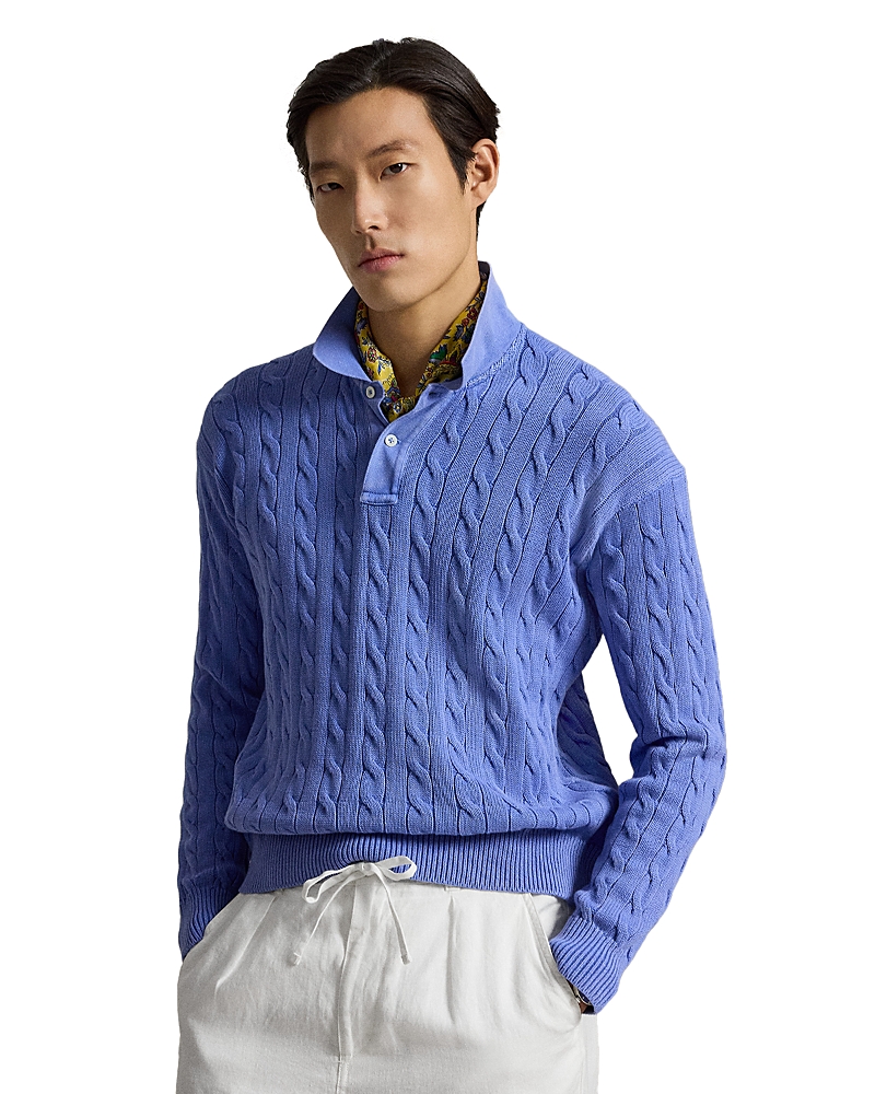 Polo Ralph Lauren Relaxed Fit Cable Knit Cotton Sweater
