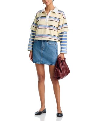 Multi Stripe Layered Long Sleeve Tee - Exclusive