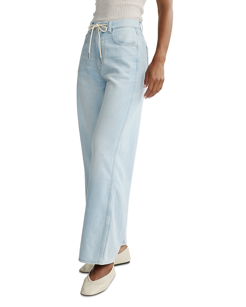 DL1961 Taylor Relaxed Barrel High Rise Jeans in Poolside Aura
