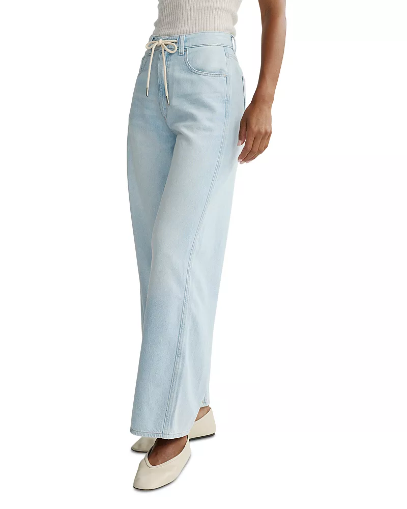 DL1961 Taylor Relaxed Barrel High Rise Jeans in Poolside Aura