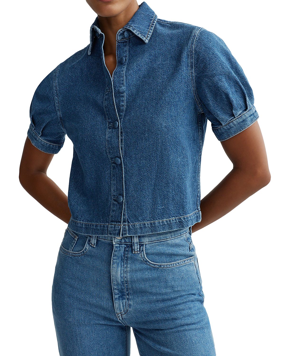 DL1961 Montauk Puffed Sleeve Shirt