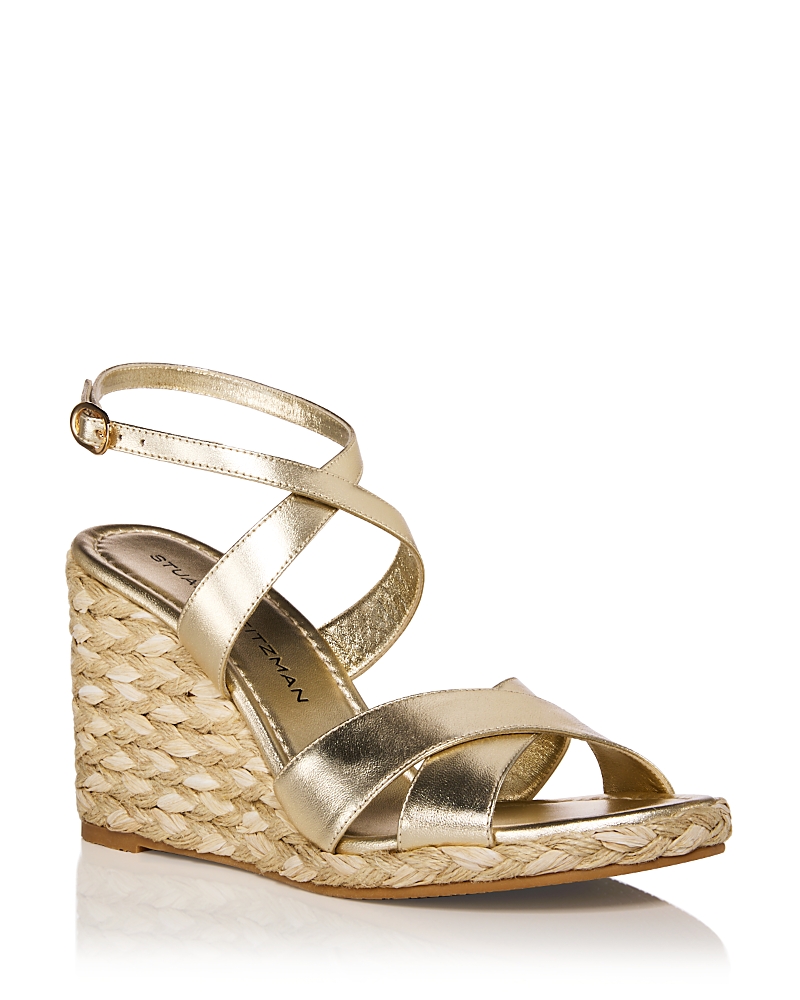 Stuart Weitzman Women's Alyssa Espadrille Wedge Sandals