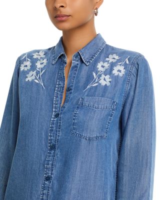 Ingrid Embroidered Button Front Shirt