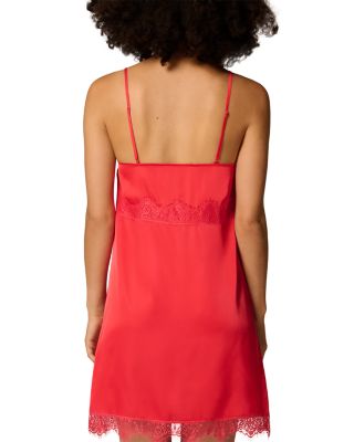 Satin Secrets Lace Trim Chemise