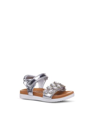 Girls' Neriah Flower Appliqu&eacute; Sandals - Toddler