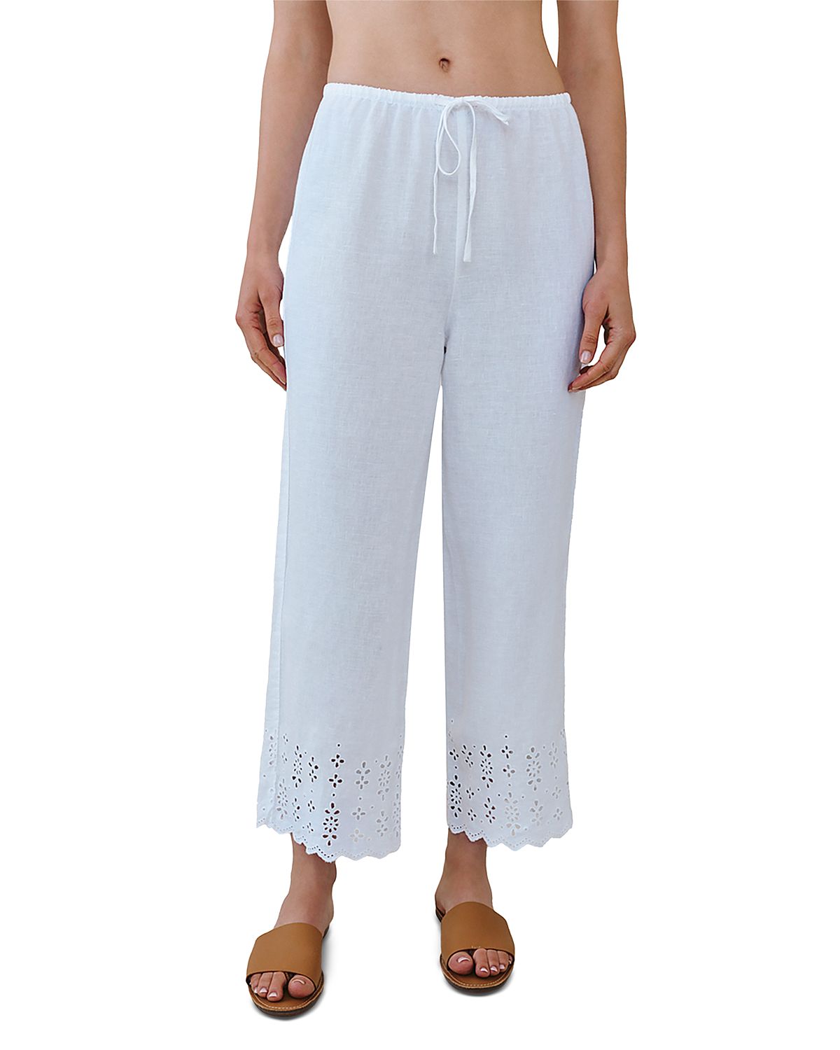 Bella Dahl Embroidered Beach Crop Pants