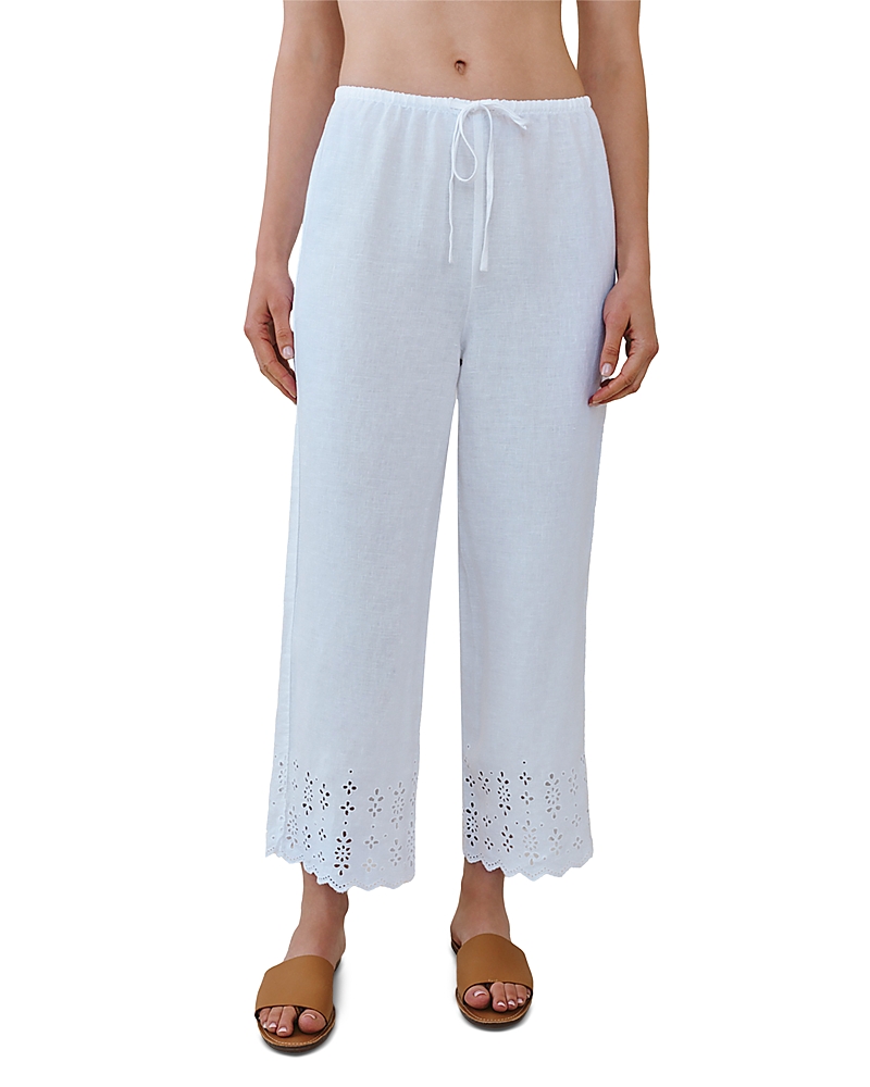 Bella Dahl Embroidered Beach Crop Pants