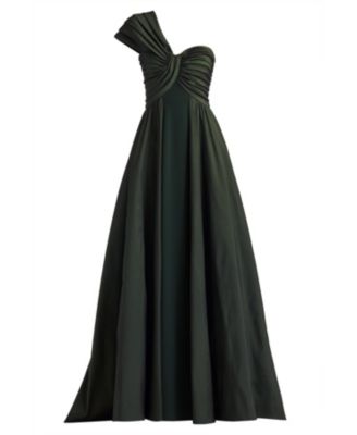  Savar One-Shoulder Gown