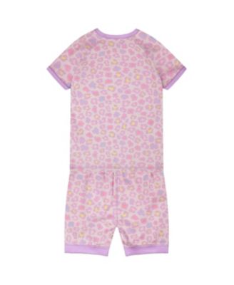  Girls' Organic Cotton Animal Two-Piece Pajama Set - Little Kid