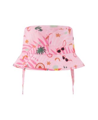  Girls' Wide Brim Beach Print Beach Hat - Baby
