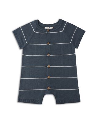 Boys' Liam Knit Striped Romper - Baby
