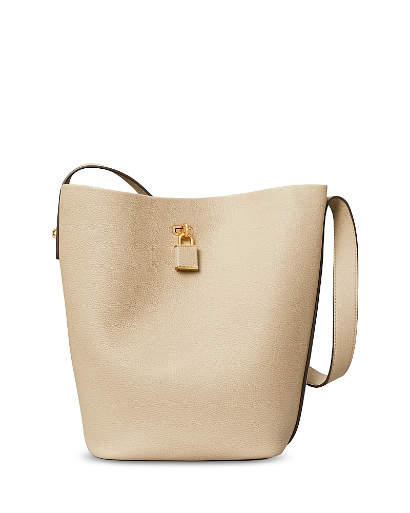 Tory Burch Slim Leather Bucket Bag · OS