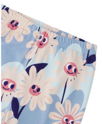  Girls' Organic Cotton Smiling Flower Two-Piece Pyjama Set - Big Kid