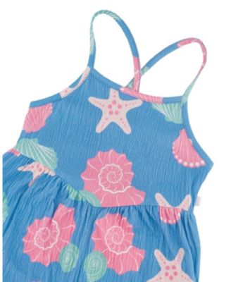 Girls' Crinkle Jersey Shell Jumpsuit - Big Kid