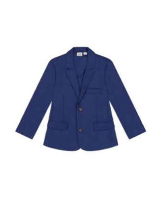 Boys' Two-button Tailored Cut Blazer - Little Kid