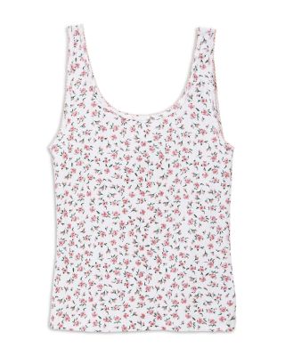 Pointelle Knit Tank Top