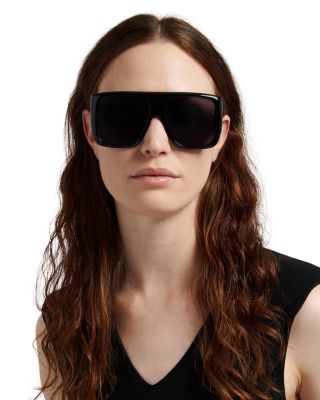 Square Flat Top Sunglasses, 60mm
