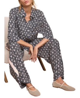  Women's Geometric Print Resort Shirt