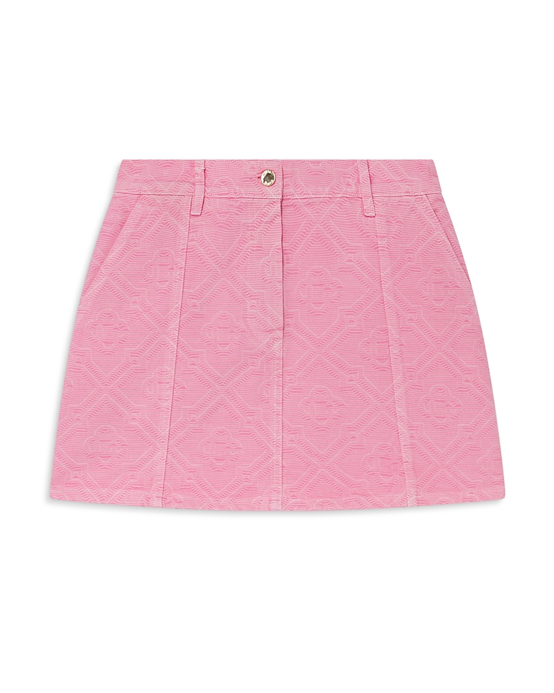 Casablanca Monogram Denim Skirt