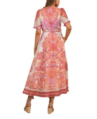  Micah Organza Maxi Dress