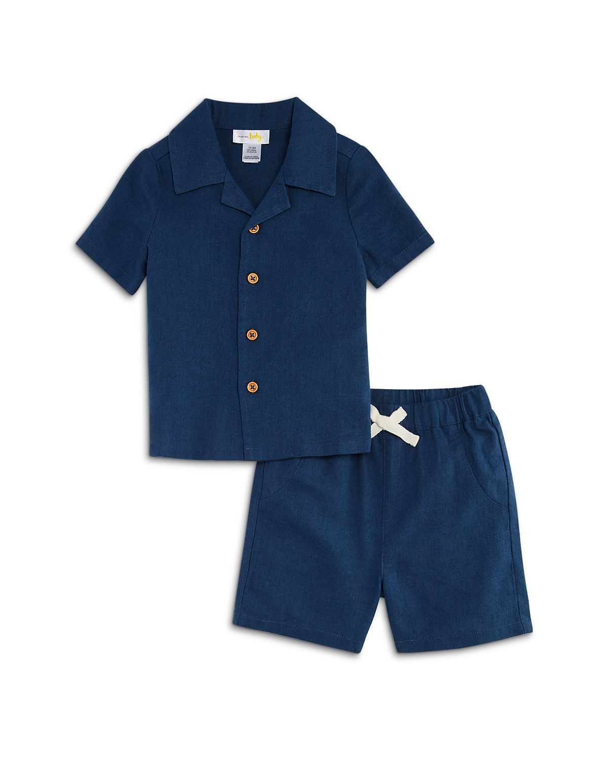 Bloomie's Baby Boys' Camp Shirt & Shorts Set, Baby - Exclusive