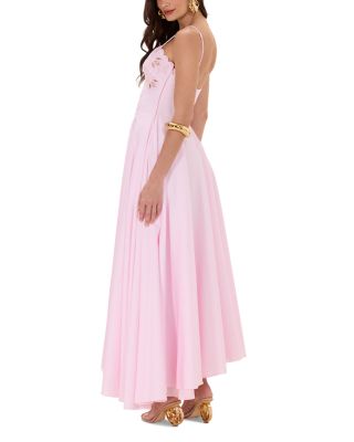 Tricoline Lotus Maxi Dress