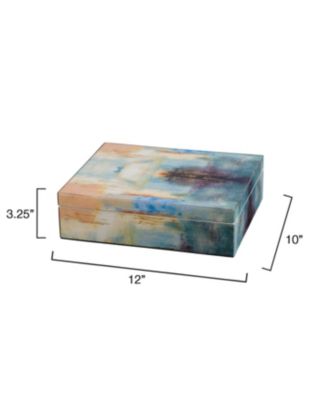  Colorwash Decorative Lacquered Box