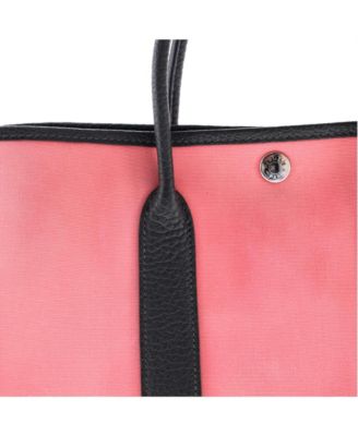 30 Garden Party Tote Toile and Leather