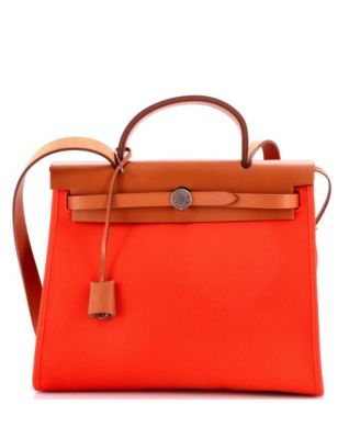 31 Herbag Zip Leather and Toile