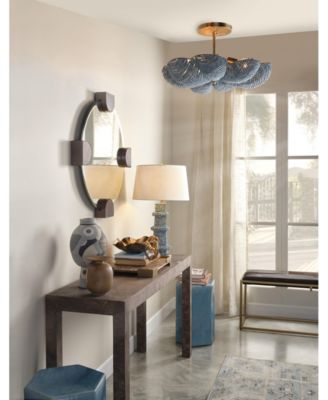  Anguilla Wood Beaded Semi-Flush Mount