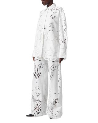 Broderie Anglaise Oversized Shirt