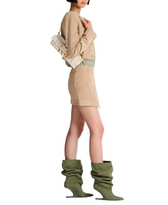  Anthem Lambskin and Enamel Clutch