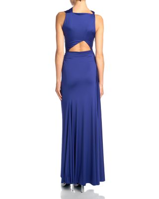 Sleeveless Draped Gown