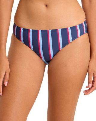 Deepsea Striped Halter Top & Hipster Bottom