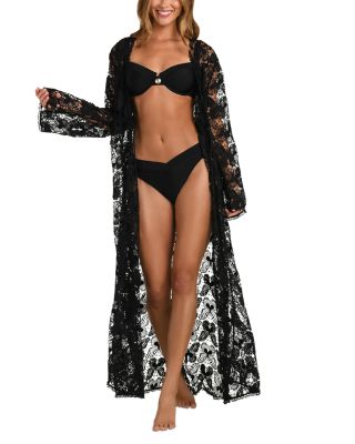 Butterfly Crocheted Cover Up Robe